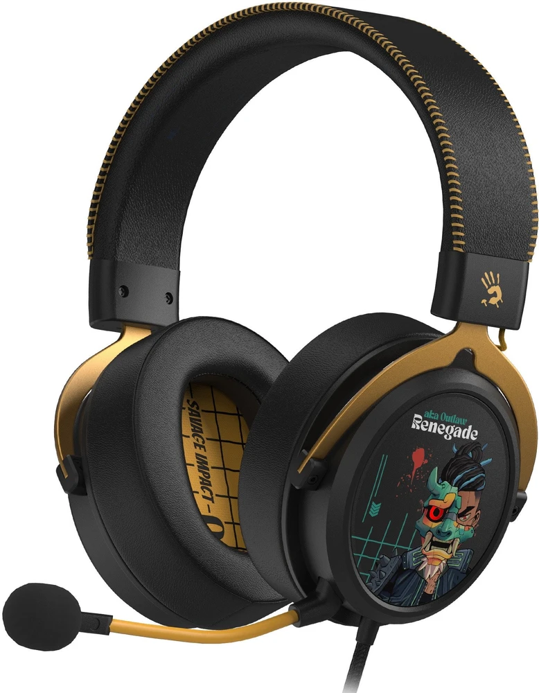 Ausinės A4Tech Bloody M595 USB Renegade Midnight