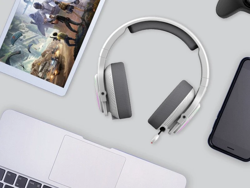 Ausinės A4Tech Bloody MR710 BT5.3+2.4G+su laidu pilka
