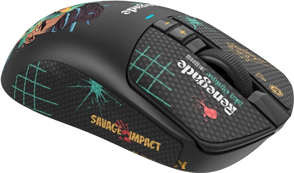 Pelė Myszka žaidimams A4Tech Bloody R72 DUO Renegade Midnight belaidė 20000 dpi optinė juoda