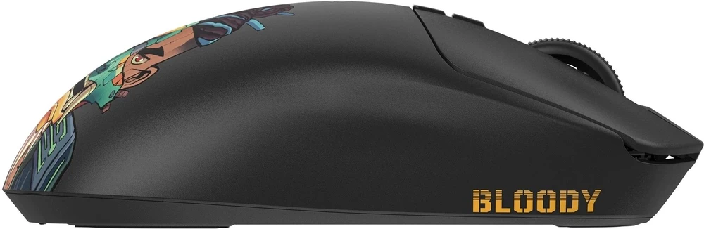 Pelė Myszka žaidimams A4Tech Bloody R72 DUO Renegade Midnight belaidė 20000 dpi optinė juoda