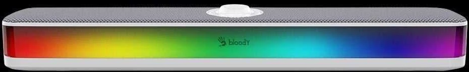 Namų kino sistema A4tech Bloody Soundbar S10, Bluetooth, RGB, balta
