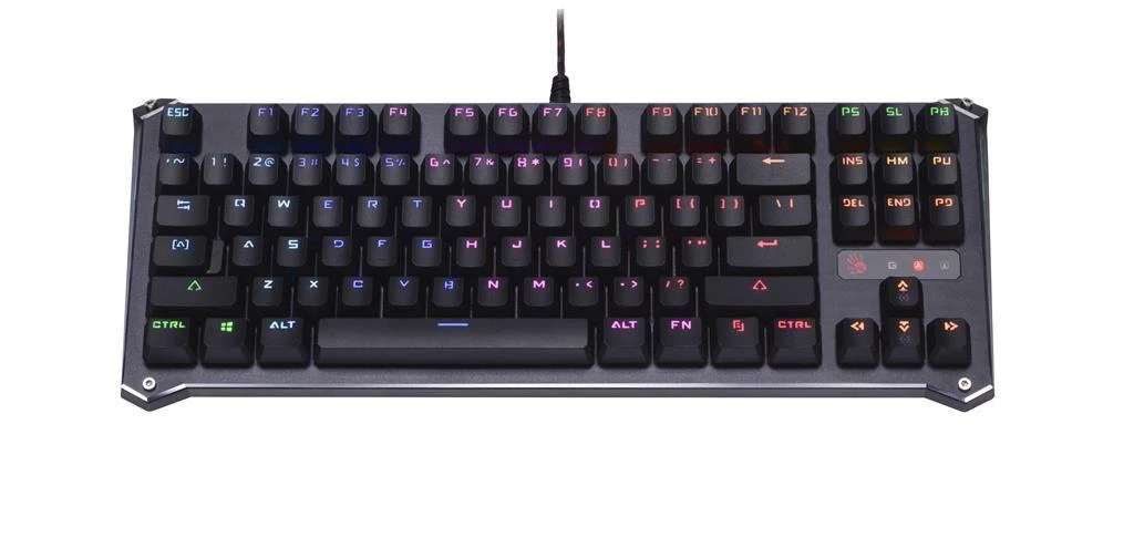 Mechaninė klaviatūra A4Tech BLOODY B930 RGB (LK LIBRA Oranžinis SWITCH)