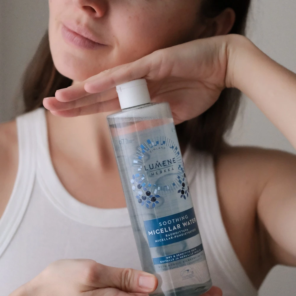 Lumene Herkkä raminanti micelinė akvavandenis 400 ml