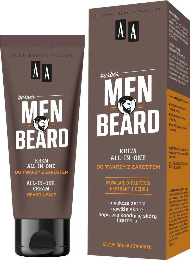 AA Vyrams skirtas universalus veido kremas nuo barzdos, 50ml