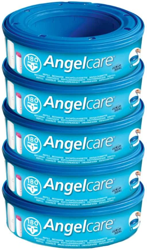 Sauskelnių konteineris su 5 kasetėmis Angelcare Classic