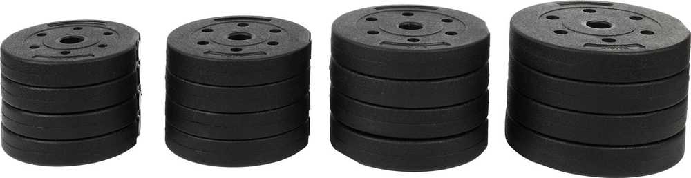 Abarqs bituminiai hanteliai 30 kg, 2 x 15 kg rinkinys