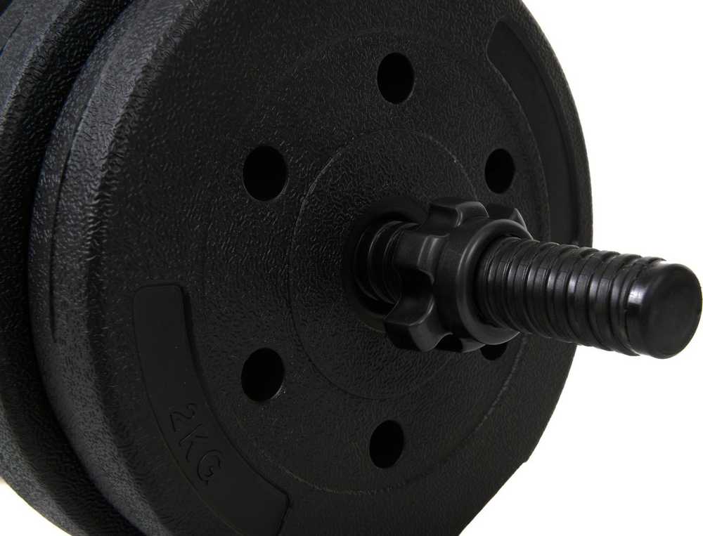 Abarqs bituminiai hanteliai 30 kg, 2 x 15 kg rinkinys