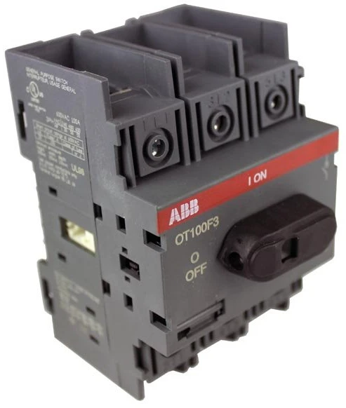 ABB jungiklis OT100F3 100A 3P be veleno ir rankenos 1SCA105004R1001