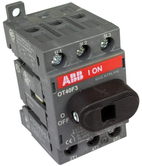 ABB jungiklis OT40F3 40A 3P be veleno ir rankenos 1SCA104902R1001