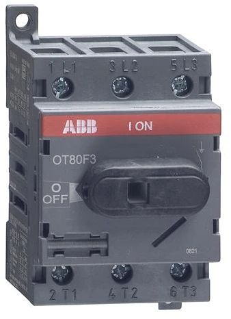 ABB jungiklis OT80F3 80A 3P be veleno ir rankenos 1SCA105798R1001