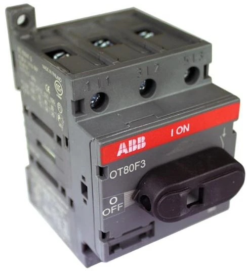 ABB jungiklis OT80F3 80A 3P be veleno ir rankenos 1SCA105798R1001