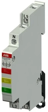 ABB Lampka modułowa 3-fazowa raudona-geltona-žalia 415/230V AC E219-3CDE 2CCA703902R0001