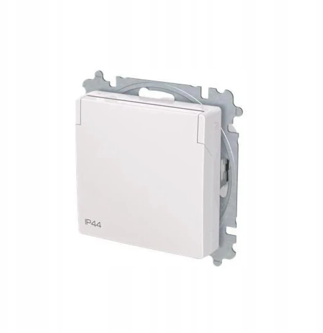 ABB Lizdas su kaiščiu ir dangteliu, IP44 ZONI baltas 6619T-A06995 500 2CHT196995A6500