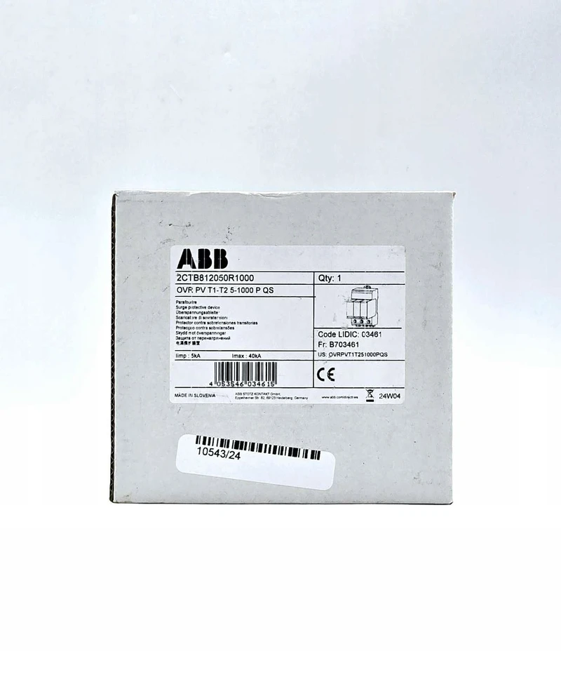 ABB OVR T1-T2 4L 12.5-275S P QS SRAUTŲ RIBA.