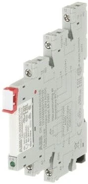 ABB Relė CR-S024VADC1CRS komplektas 1c/o A1-A2=24VAC/DC išėjimas=6A/250VAC 1SVR405541R3110