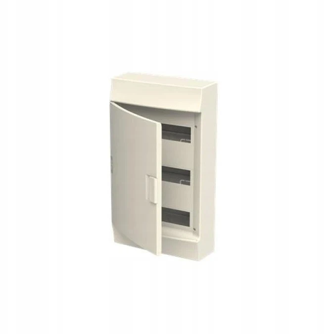 ABB Modulinė paviršinio montavimo skirstomoji spinta Mistral41W 3x12 36M IP41 63A II klasė pilnos durys N+PE varžtinės 41P18X11A 1SLM004102A3107
