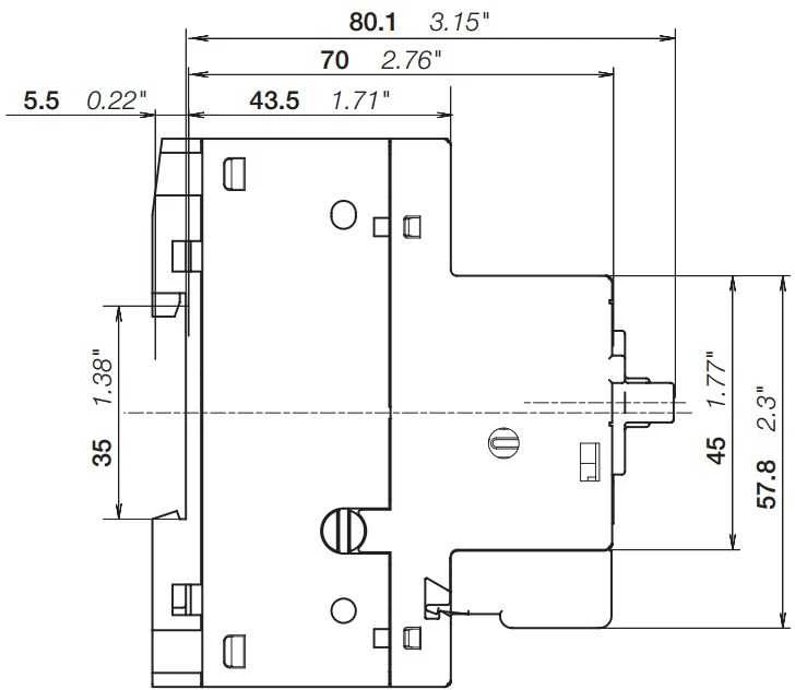ABB variklio pertraukiklis MS116-12 3P 12A 1SAM250000R1012