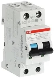 ABB SUNKUS PERTRAUKIMAS 1P+N, CHA.B, 6A
