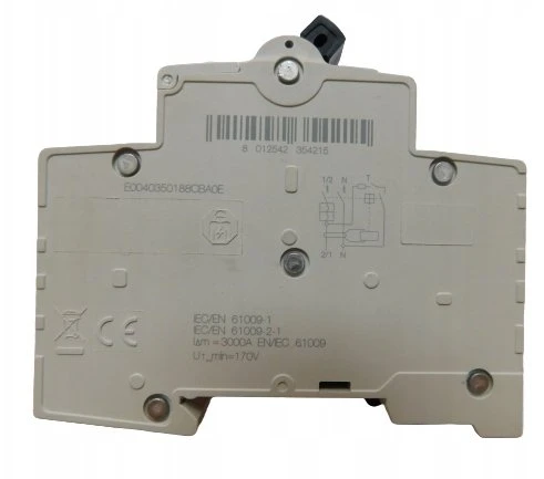 ABB SUNKUS KELIONĖS 1P+N, CHA.B, 10