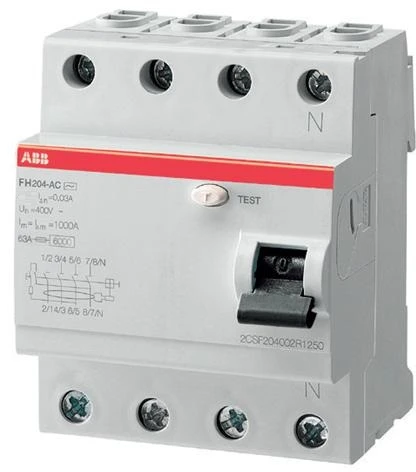 ABB FH204 AC-40/0.03 LIKUTINĖS SROVĖS PERTRAUKIS