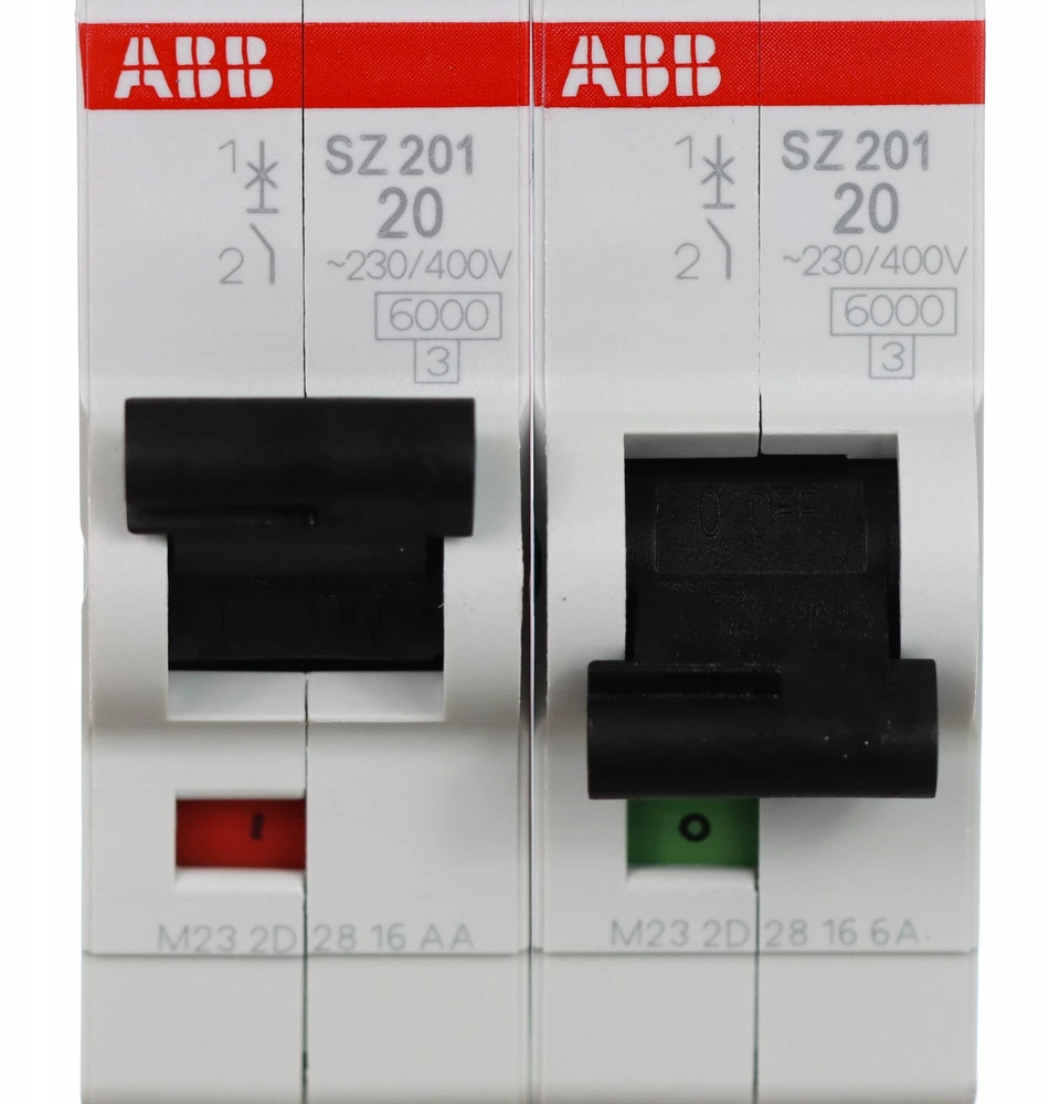 ABB JUNGIKLIS SZ201-C20 6KA 20A 1P