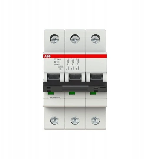 ABB JUNGIKLIS SZ203-C10 6KA 10A 3P