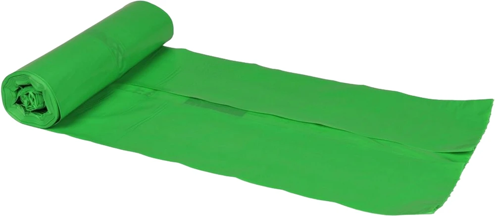 Abena Šiukšlių maišai Säckko-Boy 60 l, žali, LDPE/perdirbtas, 55x103 cm - (15 ritinėlių x 10 maišų)