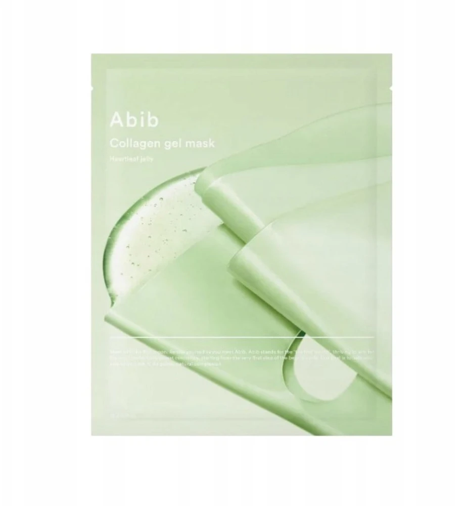 Abib Collagen Gel Mask Heartleaf Jelly - intensyviai drėkinanti ir raminanti gelinė veido kaukė, 35 g