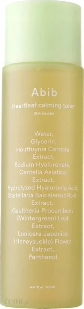 Abib Heartleaf Calming Toneris Skin Booster raminantis veido tonikas, 200 ml