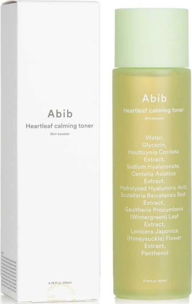 Abib Heartleaf Calming Toneris Skin Booster raminantis veido tonikas, 200 ml