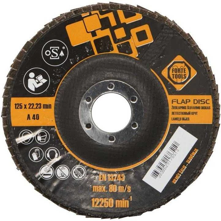 Forte_Tools Žiedlapinis šlifavimo diskas Forte tools, 125x22.23 mm