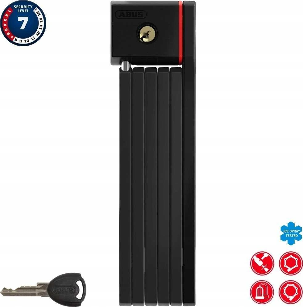 Spyna Abus sulankstomas Bordo uGrip 5700/80 BK SH
