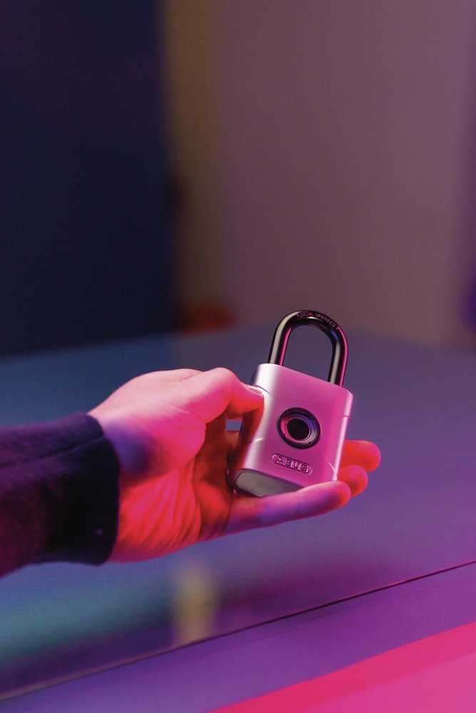 Drėkintuvas ABUS Touch 57/50 Padlock IP66/68 – piršto atspaudas
