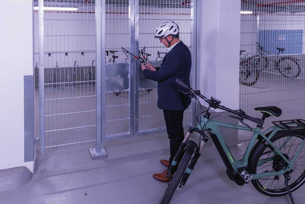 Drėkintuvas ABUS Touch 57/50 Padlock IP66/68 – piršto atspaudas