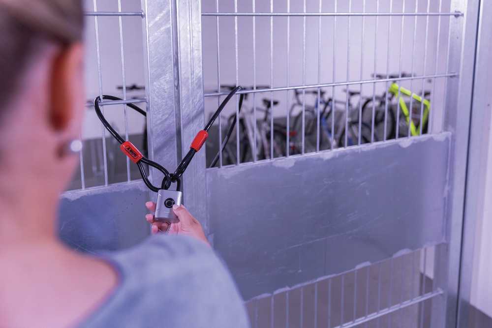 Drėkintuvas ABUS Touch 57/50 Padlock IP66/68 – piršto atspaudas