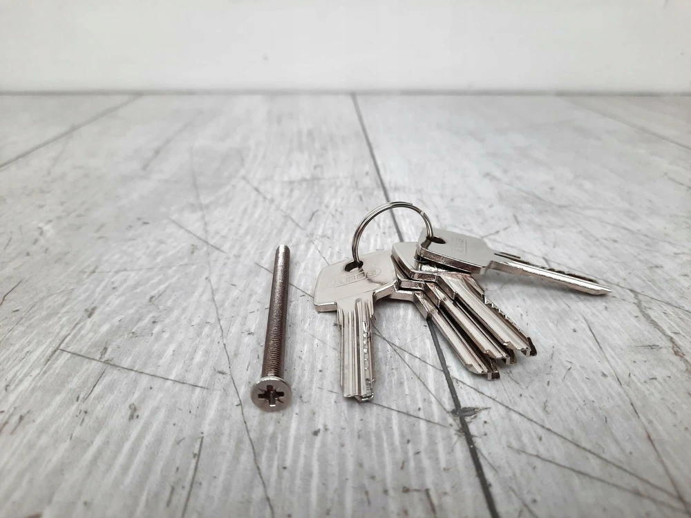 Cylinder Abus D6XBK. 30 mm. juodas