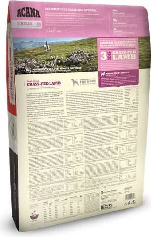 Acana Grass-Fed Lamb Dog sausas maistas šunims su ėriena 11,4 kg