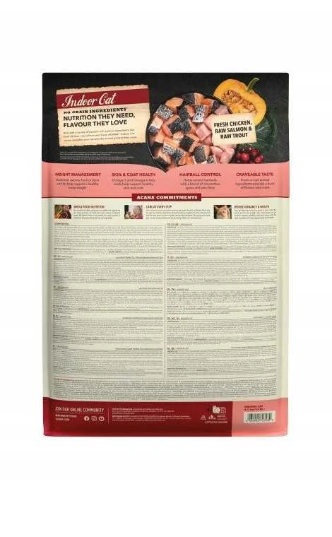 ACANA Highest Protein Indoor Cat - sausas kačių ėdalas - 4,5kg