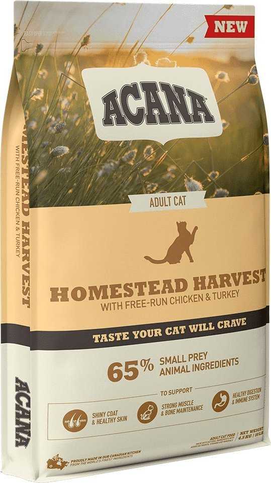 ACANA Homestead Harvest Cat sausas maistas katėms 4,5kg