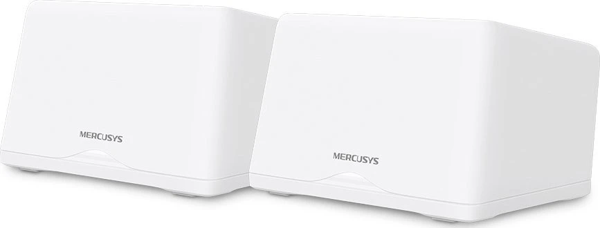 Maršrutizatorius MERCUSYS HALO H47BE WHOLE MESH WIFI 7 2PACK, Tri-Band, Standartinis belaidis: 6 GHz: IEEE 802.11be, 5 GHz: IEEE 802.11b/g/n/ac/ax/be mix, 2.4 GHz: IEEE 80g/2. n/ax mišrus, Viteza bevielis: 5760 Mbps esant 6 GHz, 2880 Mbps esant 5 GHz, 574 Mbps esant 2,4 GHz, Matmenys: 170 × 122,4 × 103,5 mm, Interfata: 3