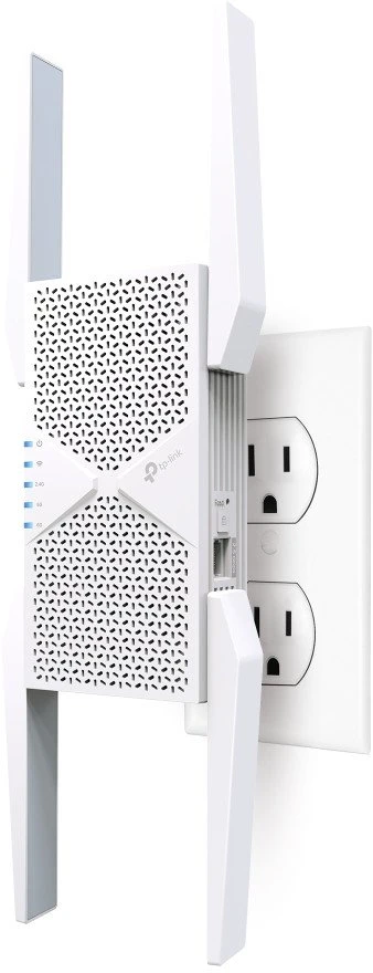 Maršrutizatorius Access Point TP-Link RE655BE Wi-Fi 7 BE11000 EasyMesh TriBand Port 2.5G Baltas