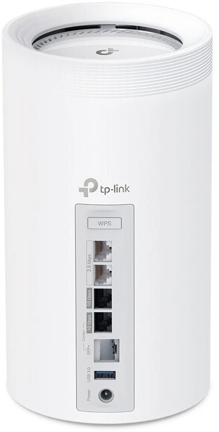Maršrutizatorius TP-Link Deco BE85(1-pack) WiFi7 Mesh (BE22000, 2,4 GHz / 5 GHz / 6 GHz, 1x10GbELAN / WAN, 1xSFP+ / 10GbELANcombo, 2x2,5GbELAN / WAN, 1xUSB)