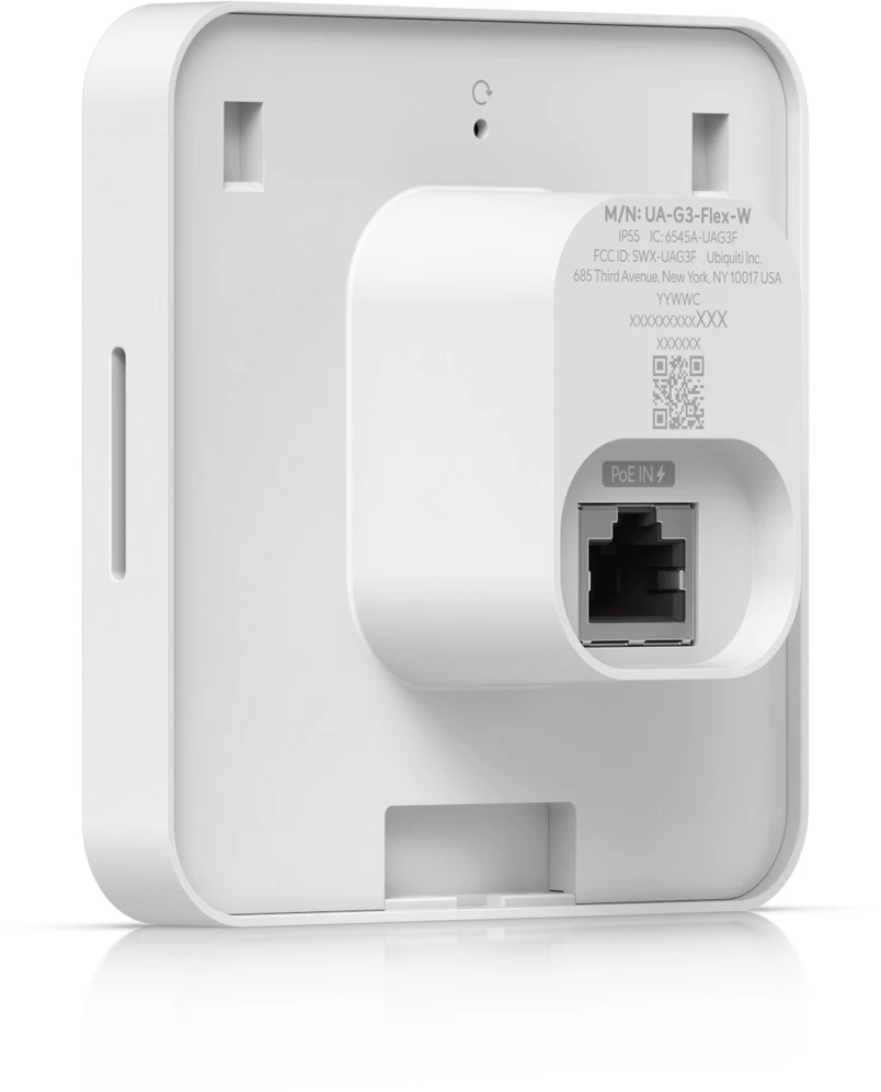 UBIQUITI READER FLEX Baltas. TREČIOS KARTOS NFC KORTELIŲ SKAITYTUVAS SU KLAVIATŪRA IR „APPLE TOUCH PASS“ PALAIKYMU.