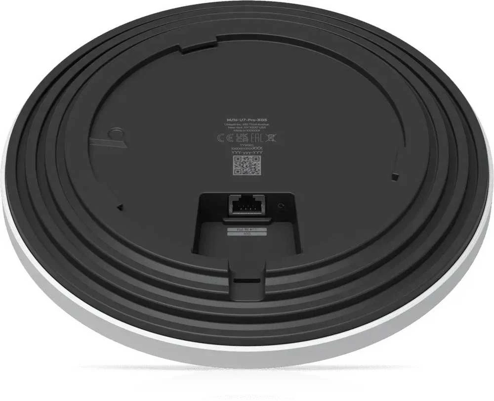 Maršrutizatorius UBIQUITI U7 PRO XGS CEILING-MOUNTED 8-STREAM WIFI 7 AP WITH DEDICATED SPECTRAL SCANNING Radijas AND 10/5/2.5/1 GBE SUPPORT