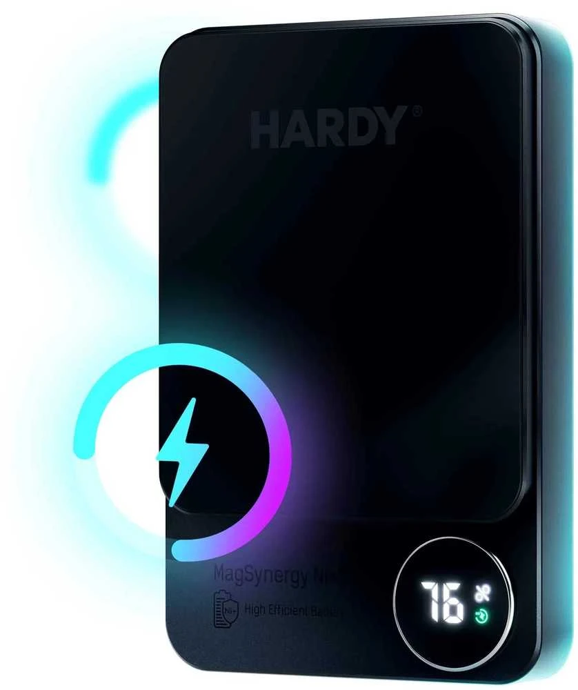3Mk apsaugos priedai - 3mk HARDY MagSynergy Ni+ 5000mAh 22.5W USB 1C1L-Juodas