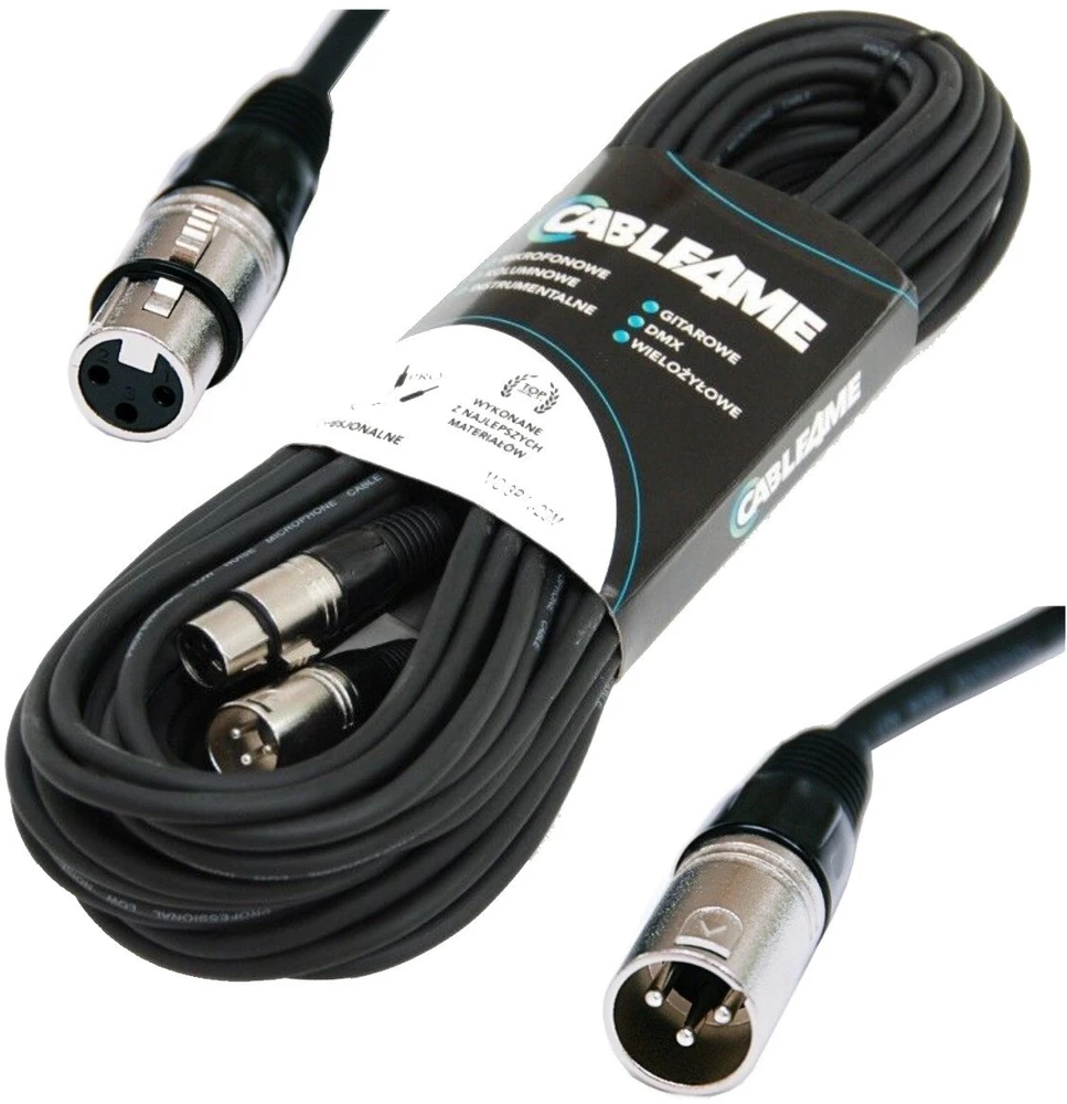 Accu Cable CABLE4ME signalo mikrofono kabelis XLR/XLR 20m