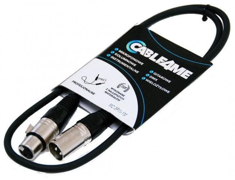 Accu Cable CABLE4ME signalo mikrofono kabelis XLR/XLR 1m