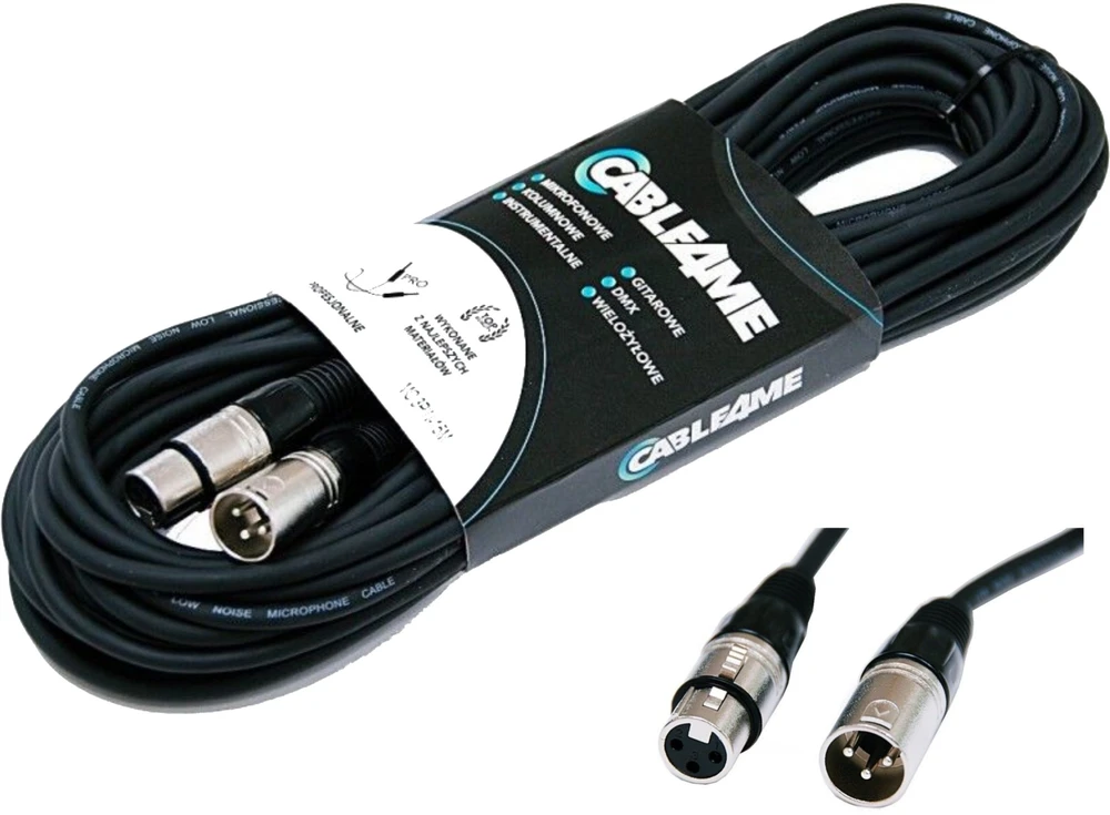 Accu Cable CABLE4ME signalo mikrofono kabelis XLR/XLR 15m