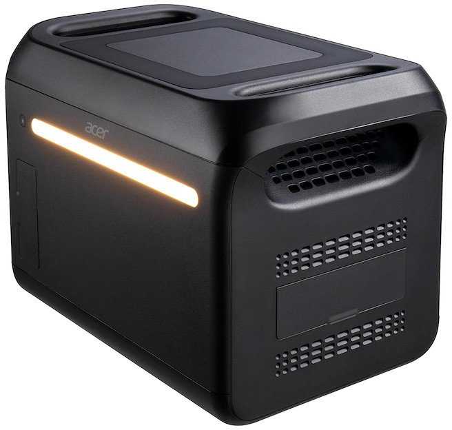 Acer 1800 W nešiojama elektros stotis, juoda, APS321 (ES)