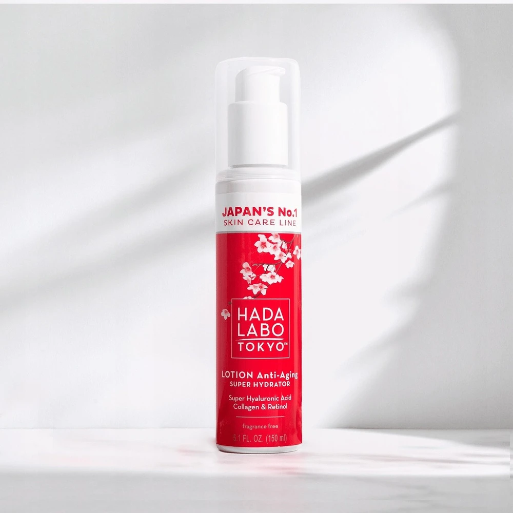 Hada Labo Tokyo Hada Labo hialurono rūgšties ir kolageno veido losjonas nuo senėjimo, 150 ml